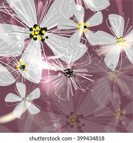 Flower Watercolor Vector Set. Wedding graphic set, wreath, flowers, arrows, hearts, laurel, ribbons and labels.