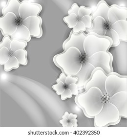 Flower Watercolor Vector Set. Wedding graphic set, wreath, flowers, arrows, hearts, laurel, ribbons and labels.