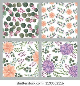 flower wedding card