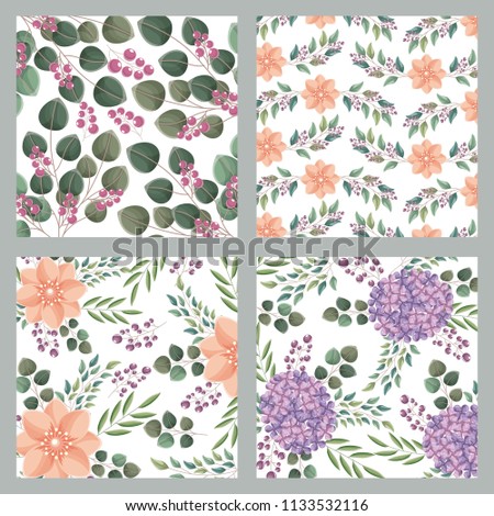 flower wedding card