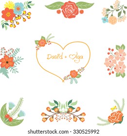 Flower wedding clip art