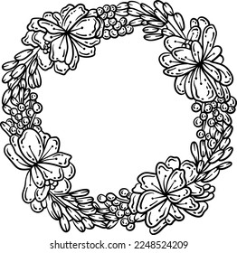 Página de color de la primavera de flor para adultos