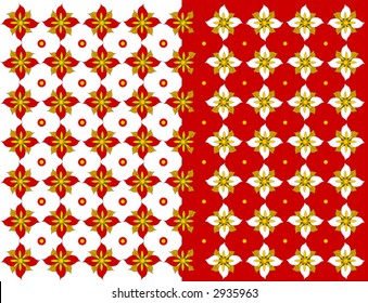 flowered pattern background