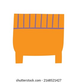Flowerpot Cute Hand-drawn Vector Illustration