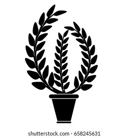 flowerpot icon design.