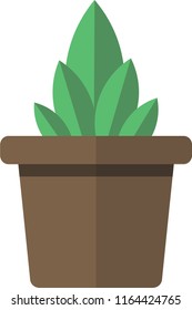 flowerpot icons vector