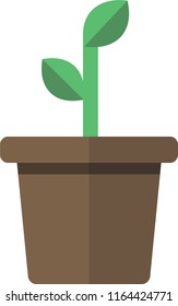 flowerpot icons vector