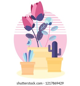 flowerpot vector design