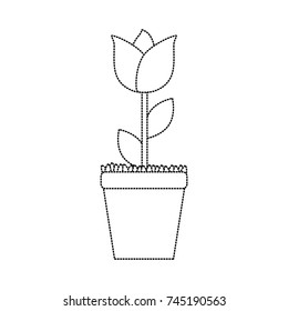 flowerpot  vector illustration