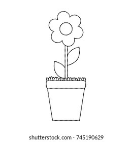 flowerpot  vector illustration