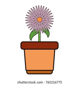 flowerpot  vector illustration