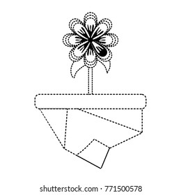 flowerpot  vector illustration