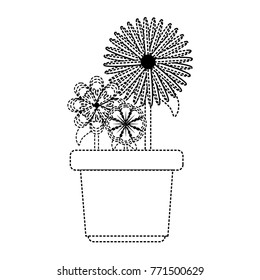 flowerpot  vector illustration