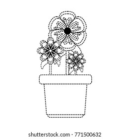 flowerpot  vector illustration