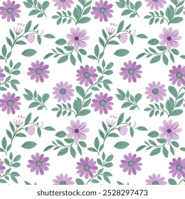 
flowers abstract art. seamless pattern for decorating all fashion designs, fabrics, wallpapers and prints. on a light background