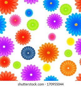 Flowers abstract background for your web design