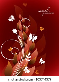 Flowers. Abstract Design. Eps10.