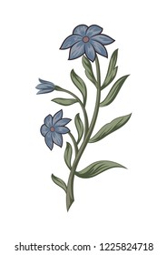  flowers abstract drawing