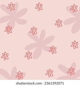 la depuración abstracta de las flores. patrón de flores. ilusión de flores rosadas