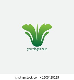 FLOWERS ABSTRACT LOGO VECTOR- NATURAL LOGO