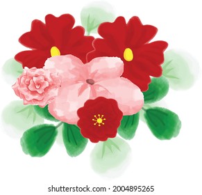 Arreglo de flores, archivo EPS