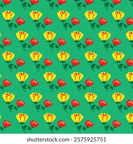 flowers art design pattern colorful