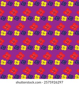flowers art design pattern colorful