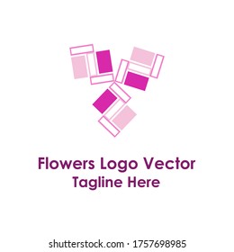Flowers Art Illustration Vector Logo
