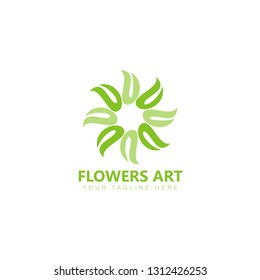 Flowers Art Logo Design