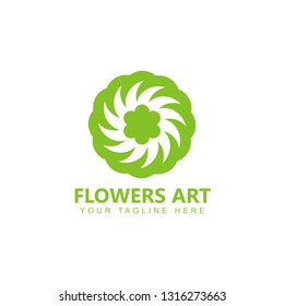 Flowers Art Logo Design Inspiration
