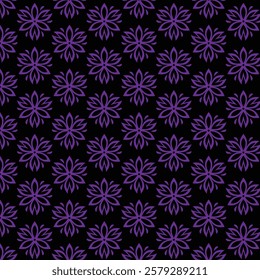 flowers art white design pattern