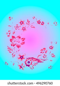 Flowers, asian style. 