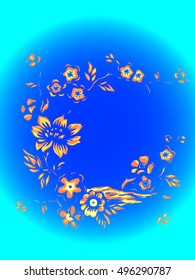 Flowers, asian style. 
