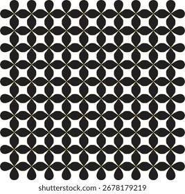 FLOWERS BACKGROUND IN BLACK AND WHITE IN VECTOR FORM