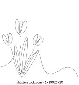Diseño de fondo de flores, ilustración vectorial