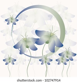 Flowers background eps10