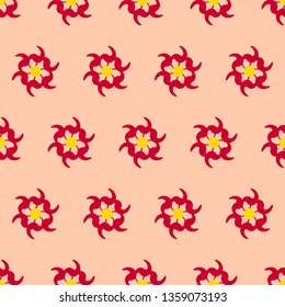 Flowers background. Fashion graphics. Vector images.