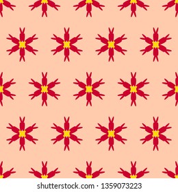 Flowers background. Fashion graphics. Vector images.