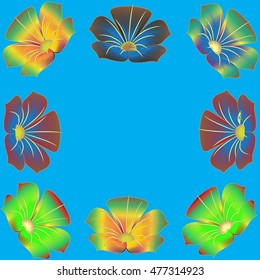 Flowers Background for greeting card, presentation, flyer or brochure.