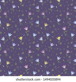 Flowers background. Tender illustration suitable for wallpaper cards.