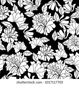 Flowers background vector