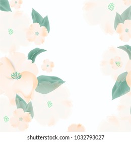 Flowers background vector