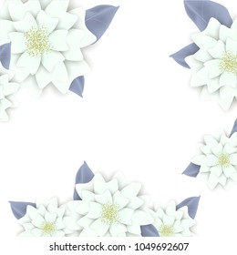 Flowers background vector