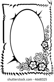 flowers, background, vector