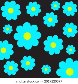 Flowers background. You can use it as wall decoration