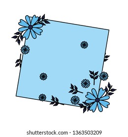 flowers badge decoration