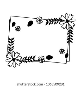 flowers badge decoration
