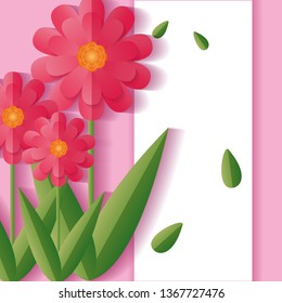 flowers badge decoration
