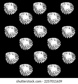 Flowers in black and white, print, pattern for your ideas and designs