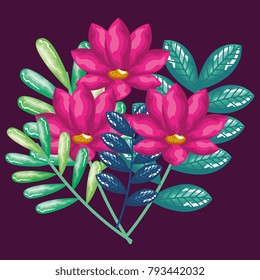 flowers bloom decorative icon